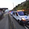 As policías Local e Nacional e Protección Civil aplauden aos sanitarios en Montecelo
