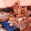 Peixe seco no mercado de Darajani