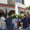 Chegada da imaxe da Virxe de Fátima á igrexa de San Xosé de Campolongo
