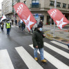 Protesta da CIG para reclamar unha saída galega xusta á crise