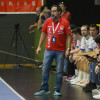 Partido entre Club Cisne Balonmano y Sinfín en el Príncipe Felipe