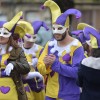 Participantes en el desfile de carnaval 2016 en Marín