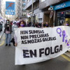 Manifestación del 8M, Día Internacional de la Mujer 2021, en Pontevedra