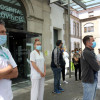 Concentración nas portas do Hospital Provincial ante o temor de desmantelamento de servizos