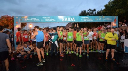+10 Marín desafía a la lluvia y revalida su éxito entre las carreras populares gallegas