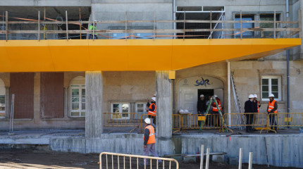 Obras no Centro Sur