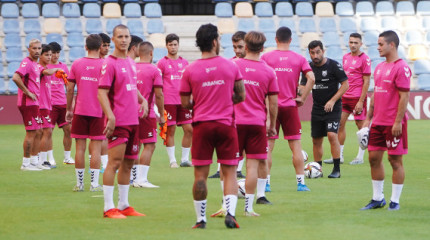 Primeiro adestramento do Pontevedra CF 22/23