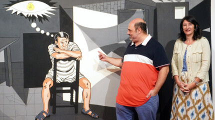 Artistas do comic 'reinterpretan' a Picasso nunha exposición no Café Moderno