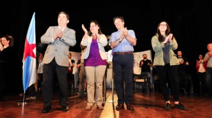 Acto do BNG no Teatro Principal na campaña de eleccións europeas