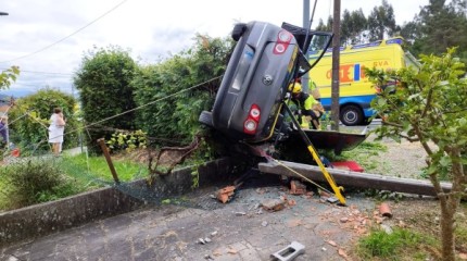 Accidente en Godos, Caldas de Reis