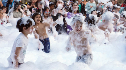 Gran festa de fin de cole en Pontevedra 