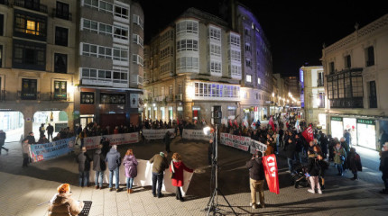 Protesta da CIG contra a crise e a pobreza