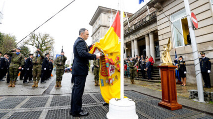 Acto de conmemoración del bicentenario de la Policía Nacional en Pontevedra