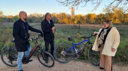 Visita de Iván Puentes y Yoya Blanco a Vitoria-Gasteiz