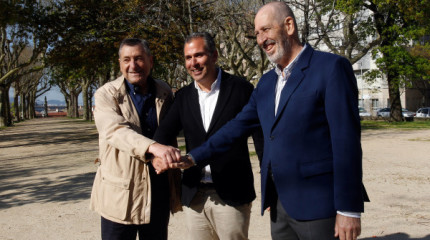 Os ex alcaldes Rivas Fontán e Juan Luis Pedrosa dan o seu apoio a Rafa Domínguez