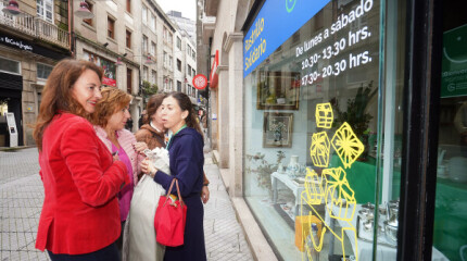 Mercado Solidario da AECC en Pontevedra