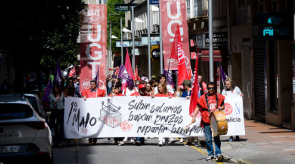 Manifestación de UGT en el 1º de mayo