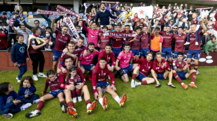 Partido de liga en Pasarón entre Pontevedra y Real Avilés