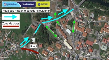 Plan de tráfico por las obras de la alta tensión en Monte Porreiro