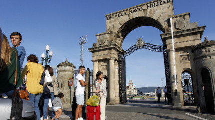 Incorporación de los nuevos alumnos a la Escuela Naval de Marín