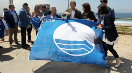 Las banderas azules de toda Galicia se entregan en Sanxenxo