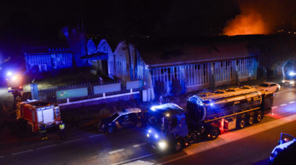 Alarma en Ponte Sampaio por un incendio en la zona de la antigua Pontesa