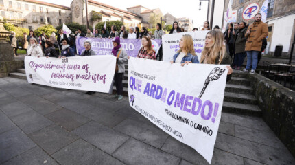 Concentración da Marcha Mundial das Mulleres e a CIG o 25N