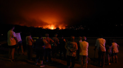 O incendio de Tenorio pasa a Pontevedra