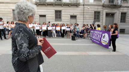 O feminismo sae á rúa contra o crime de Porriño