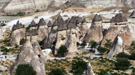 Retallos de mundo: Capadocia, Turquía, das cidades escavadas na terra