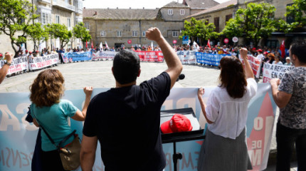 Manifestación de la CIG con motivo del 1º de mayo