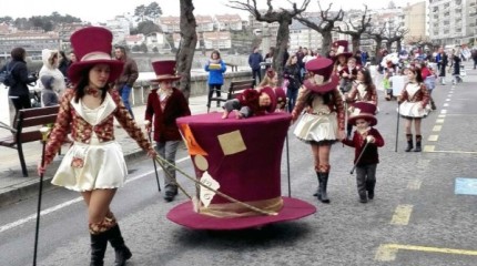 Desfile infantil de Carnaval en Sanxenxo