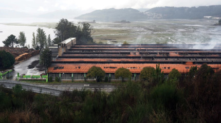 Daños en las instalaciones de Pontesa, tres días después del incendio