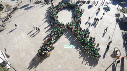 Imágenes del acto por el Día Mundial Contra el Cáncer