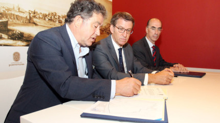 Sergas e Concello asinan o convenio para a construción do Gran Montecelo
