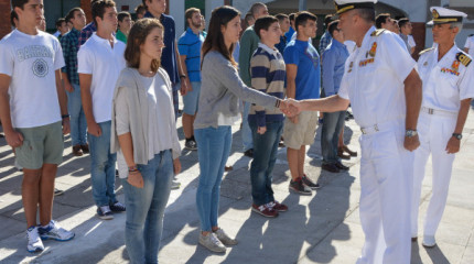 Ingreso de alumnos na Escola Naval de Marín - Agosto 2016