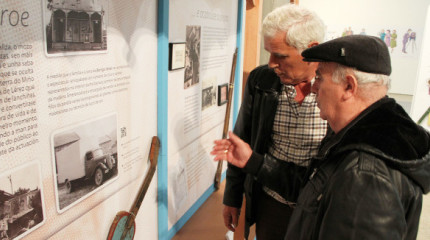 Inauguración de la exposición "Barriga verde, de feira en feira" en el Pazo da Cultura