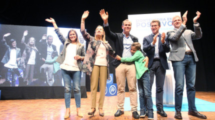 Rafa Domínguez, presentado como candidato do PP á alcaldía de Pontevedra