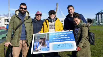 Imágenes del control solidario 'Ayuda a Gustavo Dacal' en el CGTD