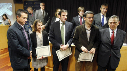 Entrega do Premio San Telmo que o Colexio de Enxeñeiros de Camiños, Canles e Portos de Galicia 