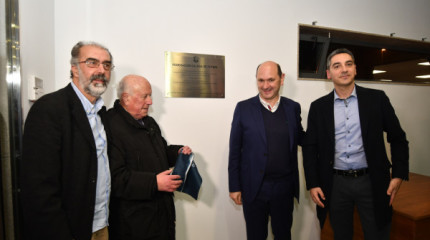 Inauguración de la nueva sede pontevedresa de la Federación Galega de Fútbol