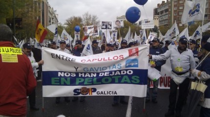 Manifestación del SUP en Madrid