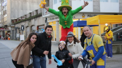Festival de Globoflexia na rúa Serra