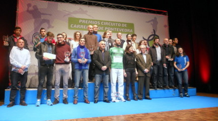 Entrega dos premios Circuíto de Carreiras Populares 2013