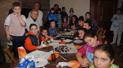 Curso de cocina para niños de Elena Argüello en Ponte Caldelas