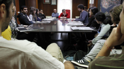 Visita de estudantes do Cooperative mobility a Pontevedra