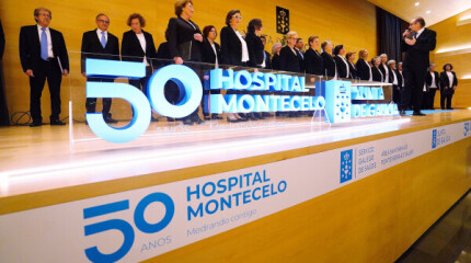 Acto de celebración de los 50 años del Hospital Montecelo