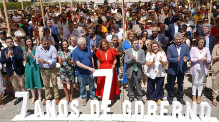 Acto de dación de contas dos 7 anos de Goberno, 'A provincia que queres. A túa Deputación'