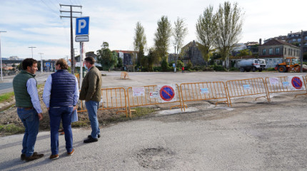 O estacionamento de Mollavao muda de firme