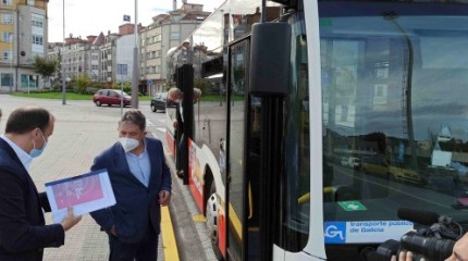 Inauguración das novas liñas de bus urbano en Pontevedra